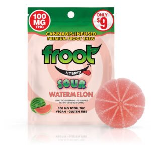 Froot 100mg Infused Sour Dose-able Gummies